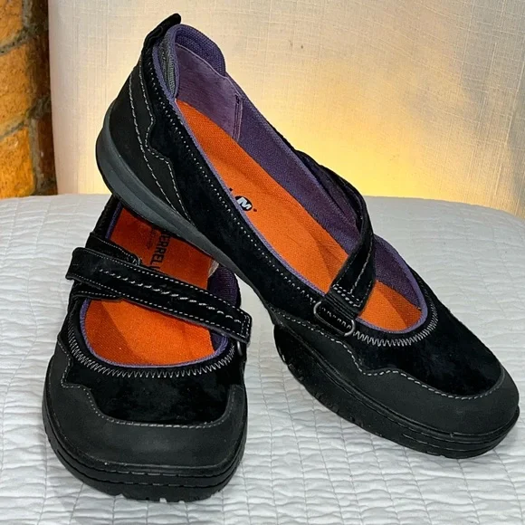 Merrell Albany black Mary Jane sneaker sandals- 8 - Picture 1 of 11